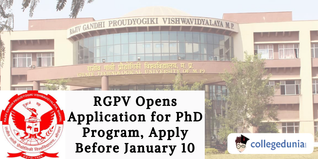 RGPV Opens Application for PhD Program, Apply Before January 10